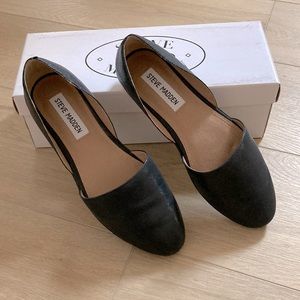 Steve Madden Black D’Orsay Flats